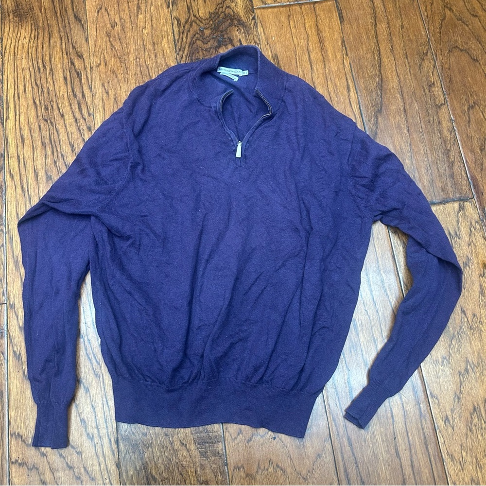 Peter Millar Men's‎ luxury blend Zip-Up Sweater